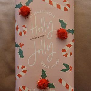 Addison & Gates Christmas Shower Fizz Bar - 8 Cubes